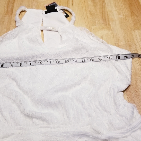 Plus 14/XS Ivory Studio 54 Maxi Dress - Picture 7 of 8